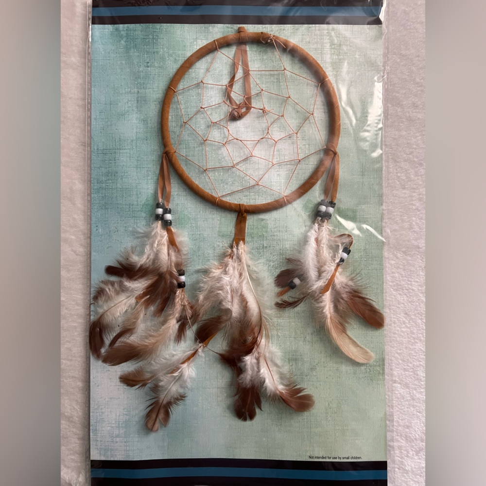 Brown and White Dreamcatcher Wall Decor